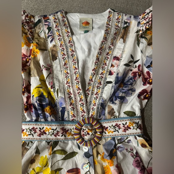 New FARM Rio Floral garden Romper XS - Picture 5 of 7